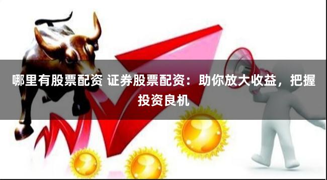 哪里有股票配资 证券股票配资：助你放大收益，把握投资良机